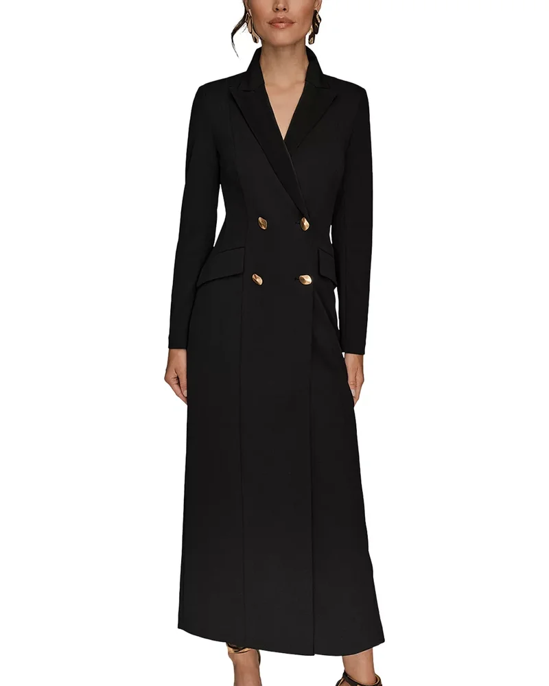 Crepe Coat Dress