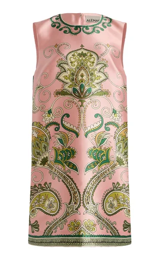 Exclusive Marion Printed Twill Mini Dress