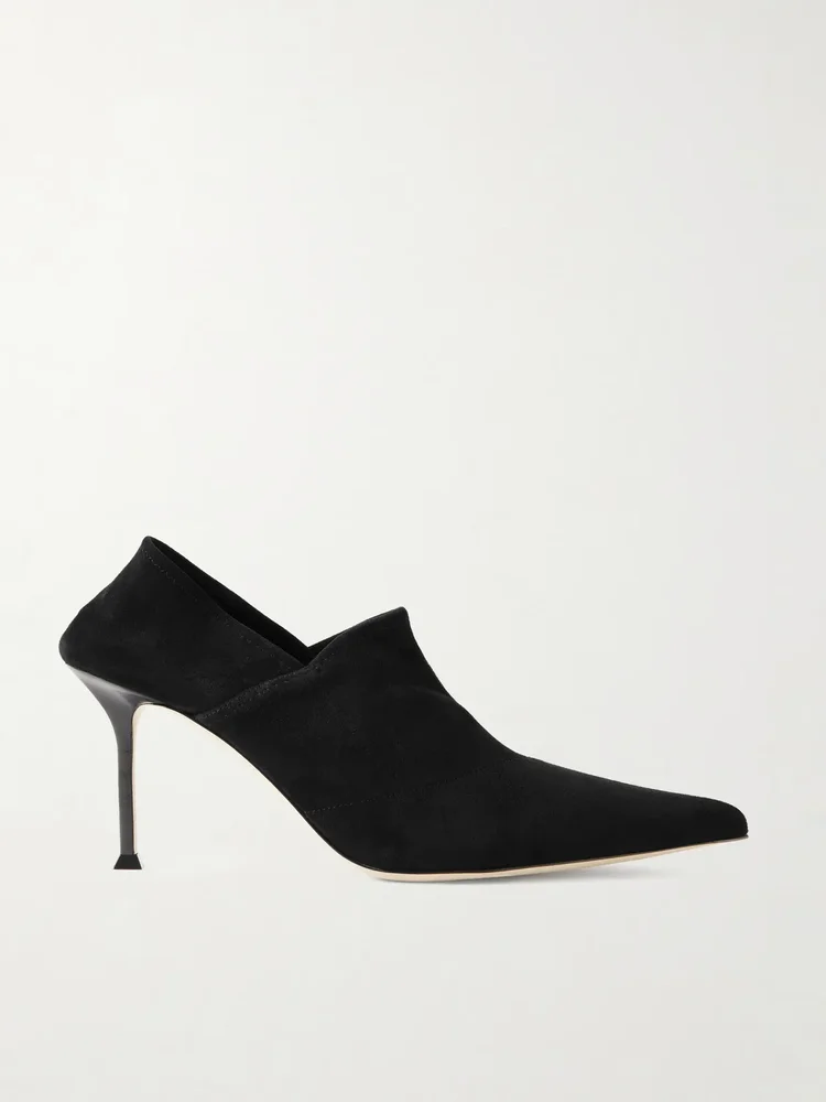 Helix suede pumps