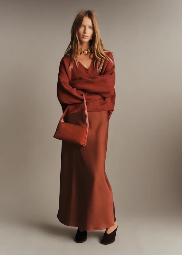 sezane.com Théo Jumper - Burgundy