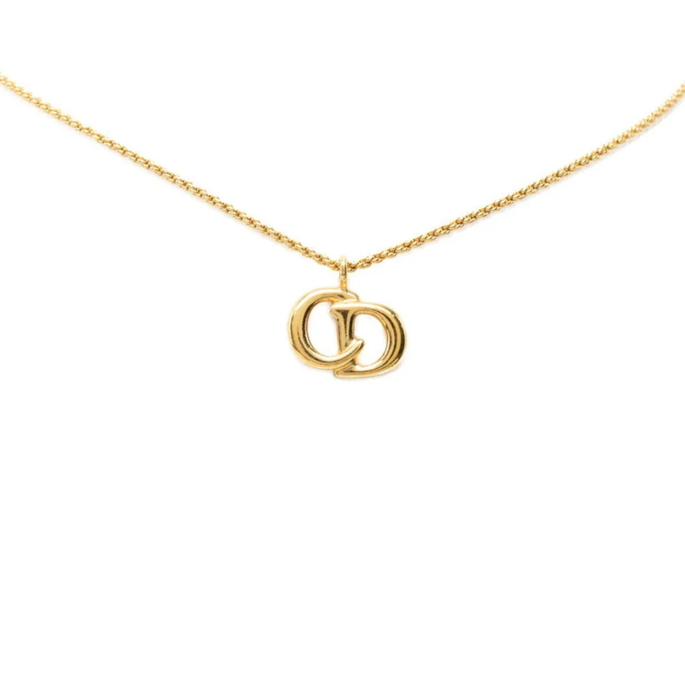 Pre-Owned CD Pendant Necklace Gold