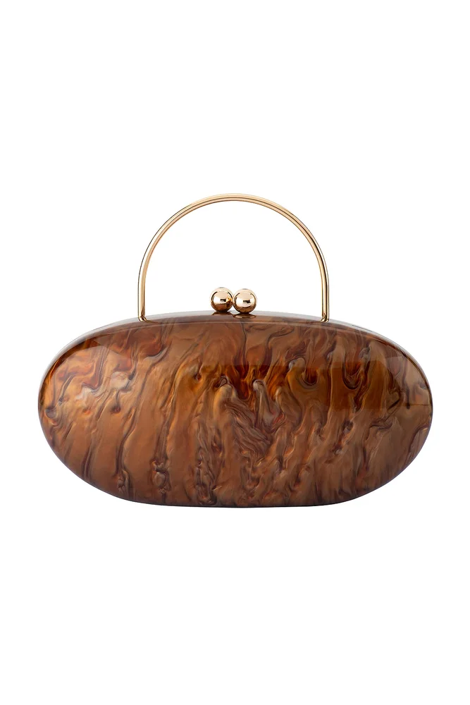 Imelda Acrylic Top Handle Bag
