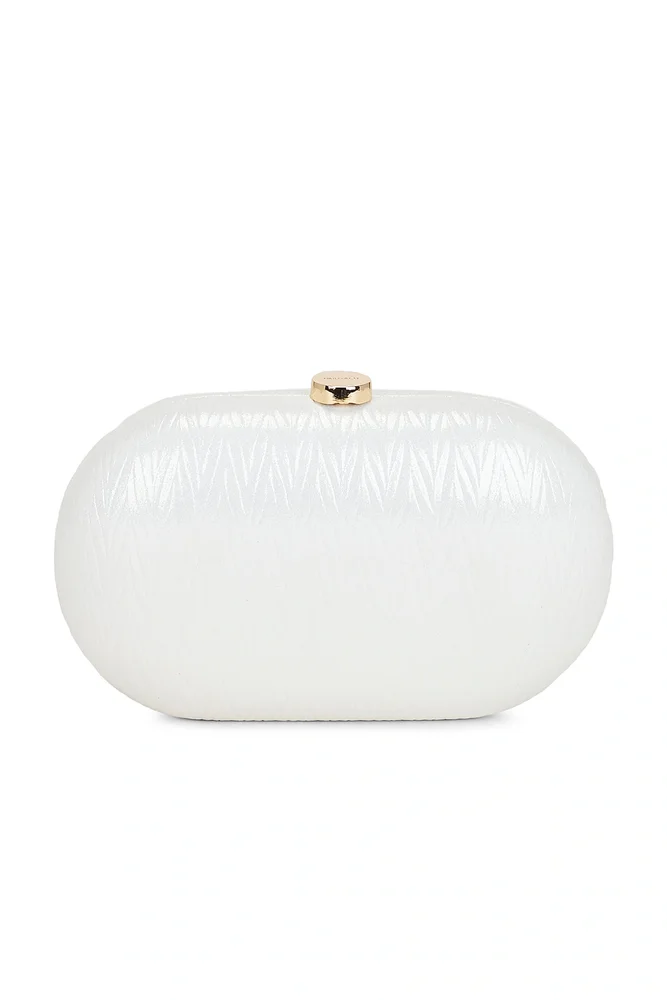 Izza Oval Clutch