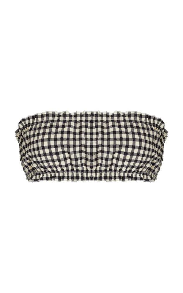 Lee Checked Bikini Top