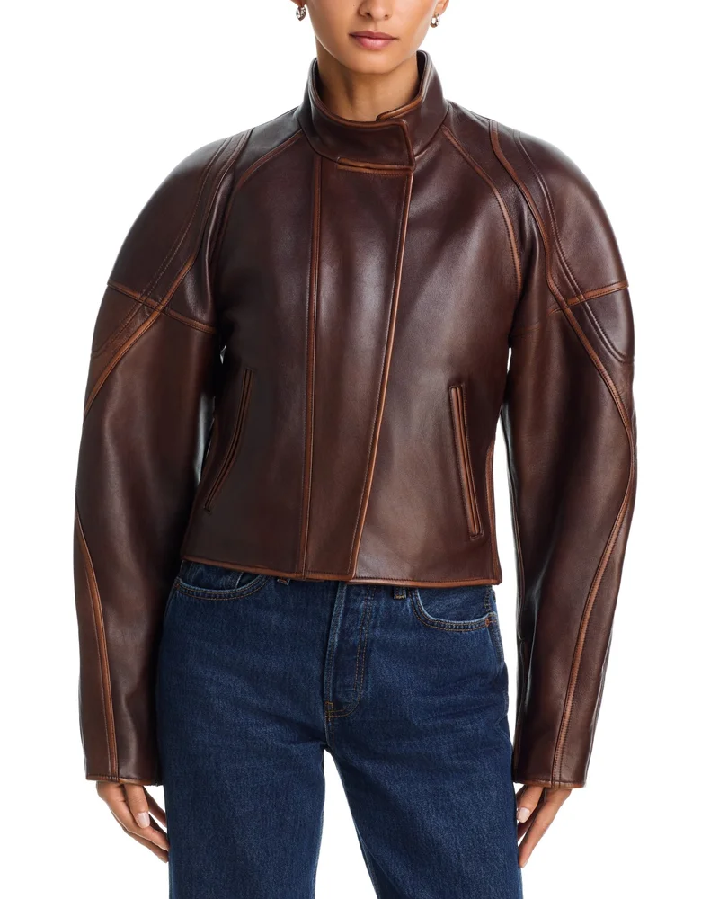 Leather Saddle Jacket