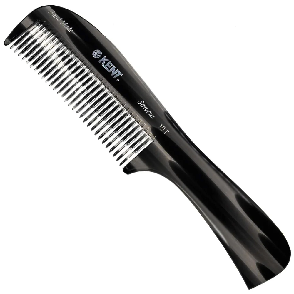 10T Large Detangler Comb, Wide Tooth Comb in Graphite