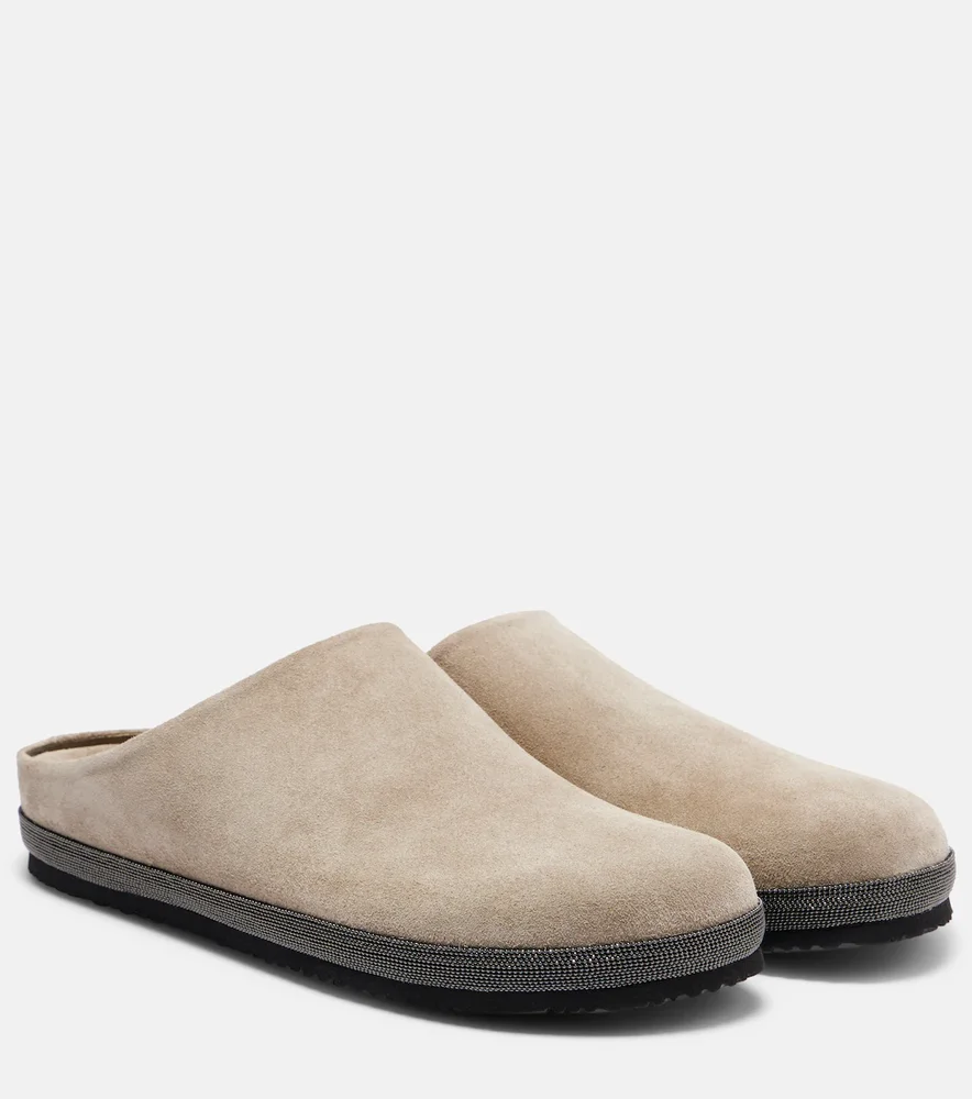 Monili suede clogs