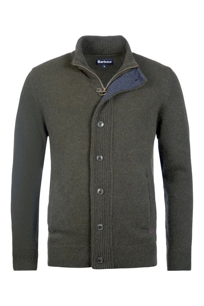 Elbow Patch Wool Cardigan