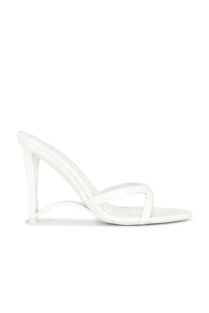 Absentia Sandal in White Patent