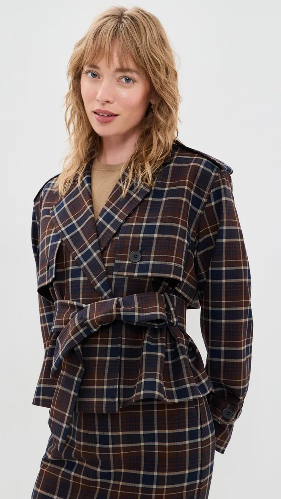 The Cropped Charles Trench Coat