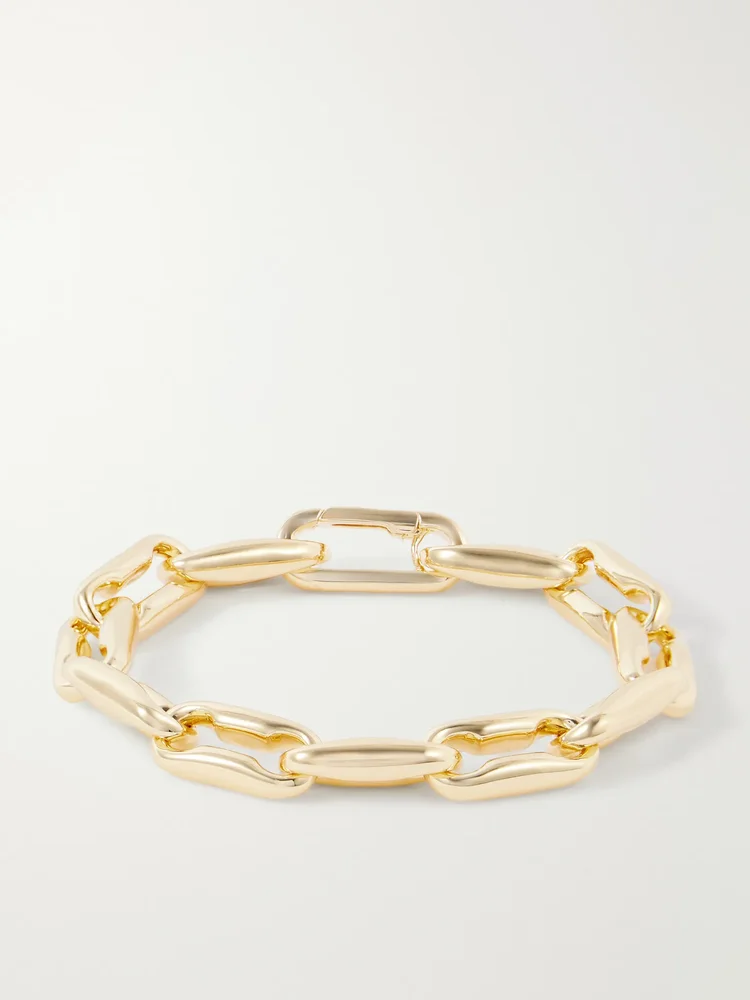 Bleecker 14-karat gold-plated bracelet