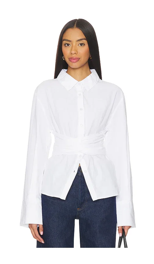 Teigan Cinched Button Shirt
