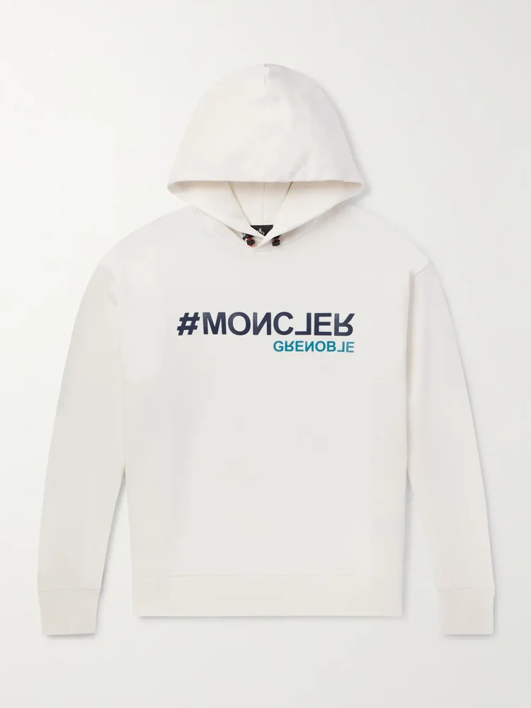 Logo-Appliquéd Cotton-Jersey Hoodie
