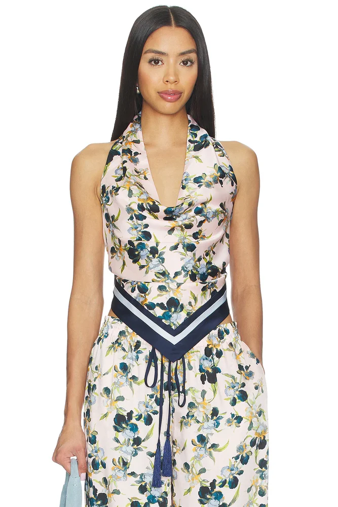 Trailing Iris Asher Top