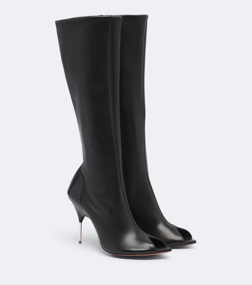 Bruna leather knee-high boots