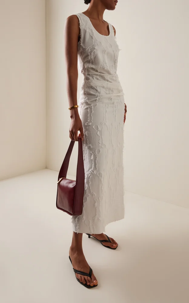 Violeta Jacquard Cotton Maxi Dress