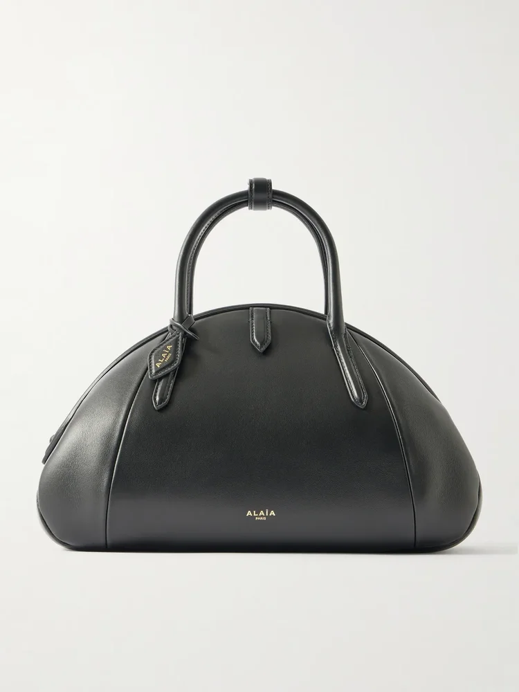 Leather shoulder bag