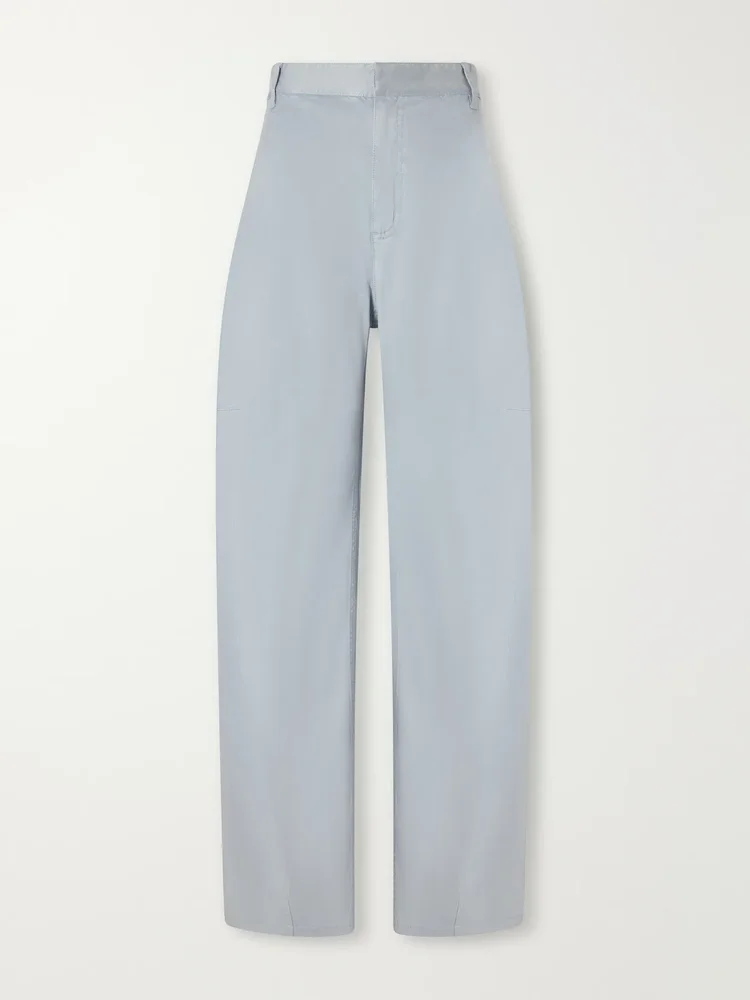 Sid Lyocell-blend twill wide-leg pants