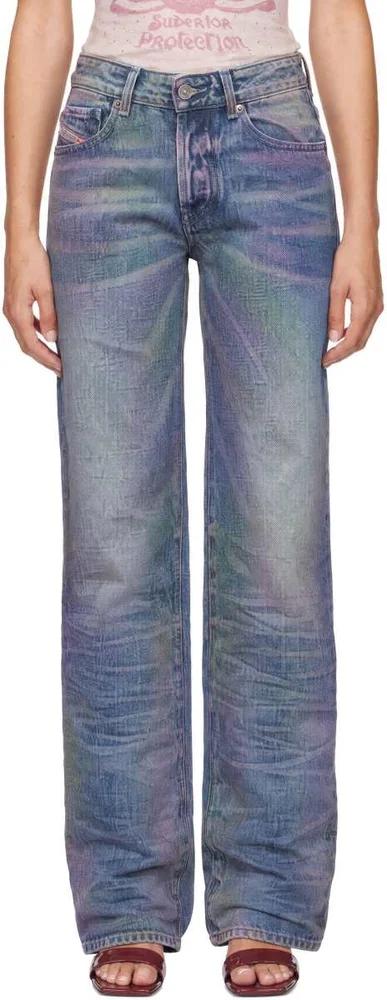 Blue Regular D-Lie Jeans