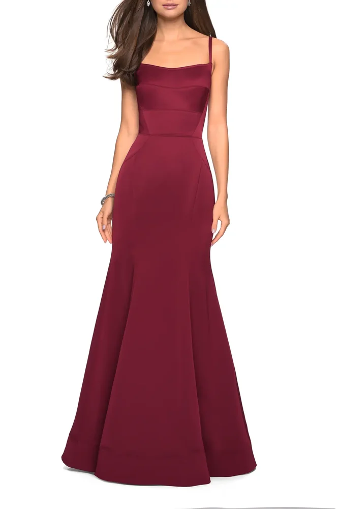 Fitted Long Dress with Seams and Large Gold Zipper