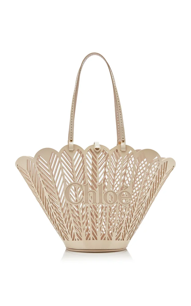 Soleil Patent Leather Tote Bag