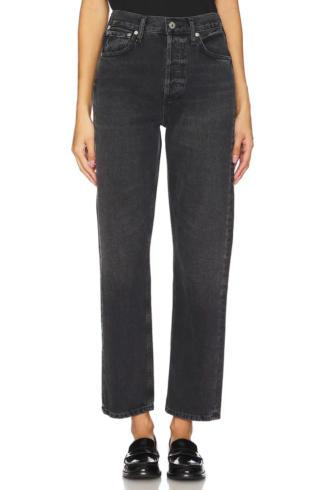 Blaine High Rise Straight Jeans