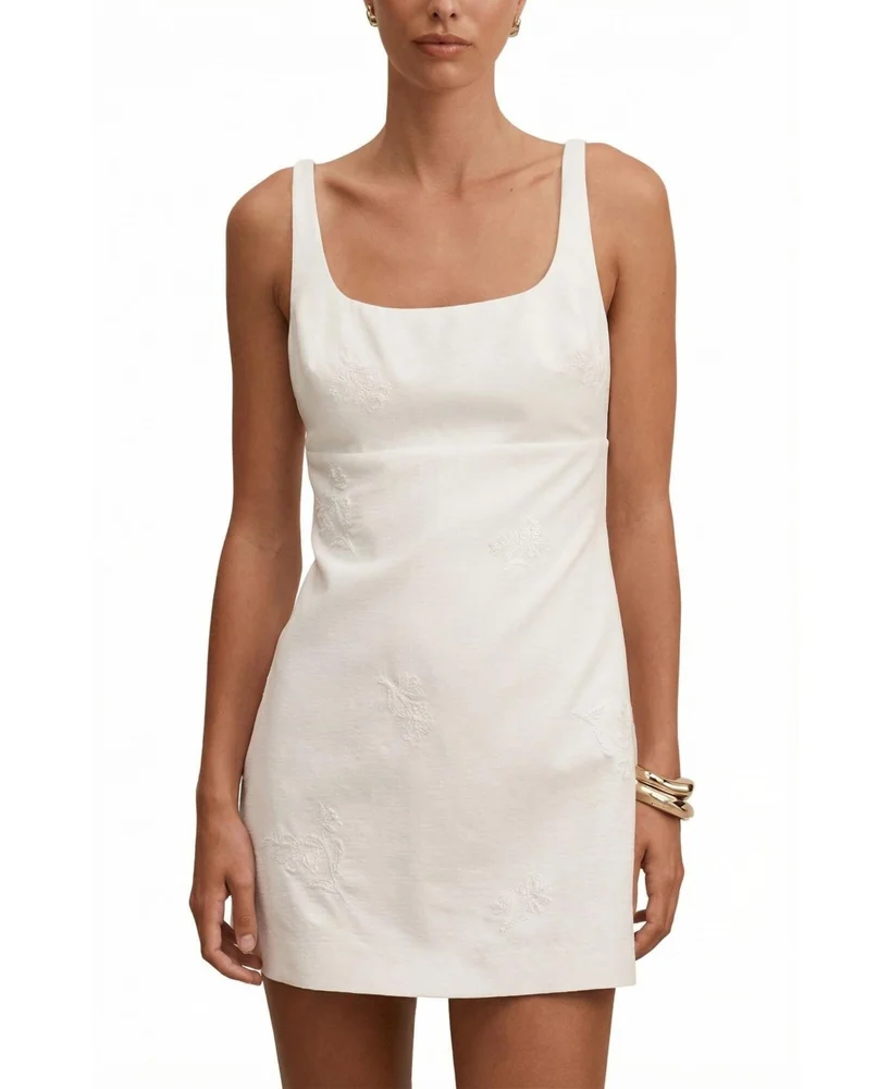 Evangeline Embellished Mini Dress
