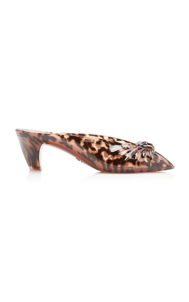 Animal-Print Jelly Mules