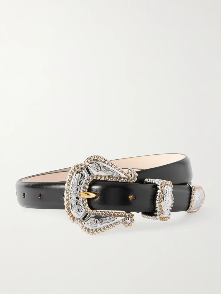 santo leather belt