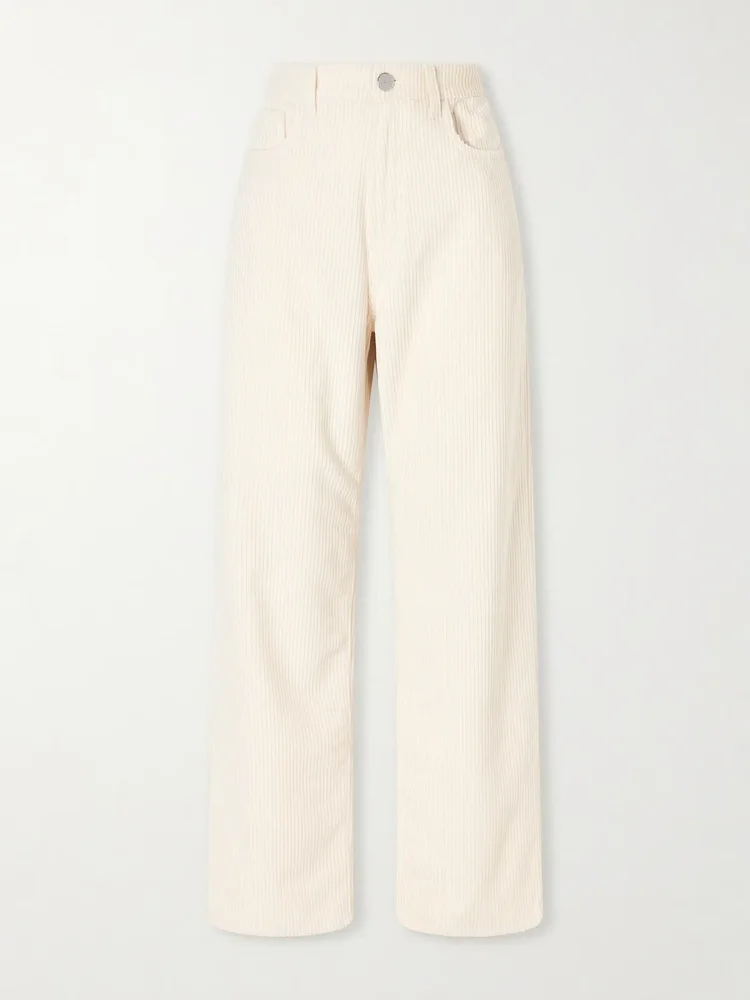 bruun cotton corduroy wide leg pants