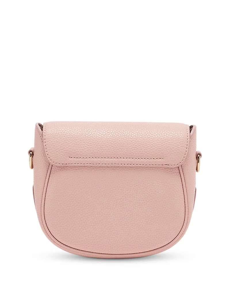 Pebbled Leather Saddle Bag