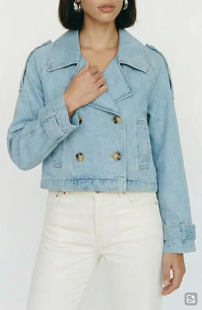 Vmlelou Short Trench Coat