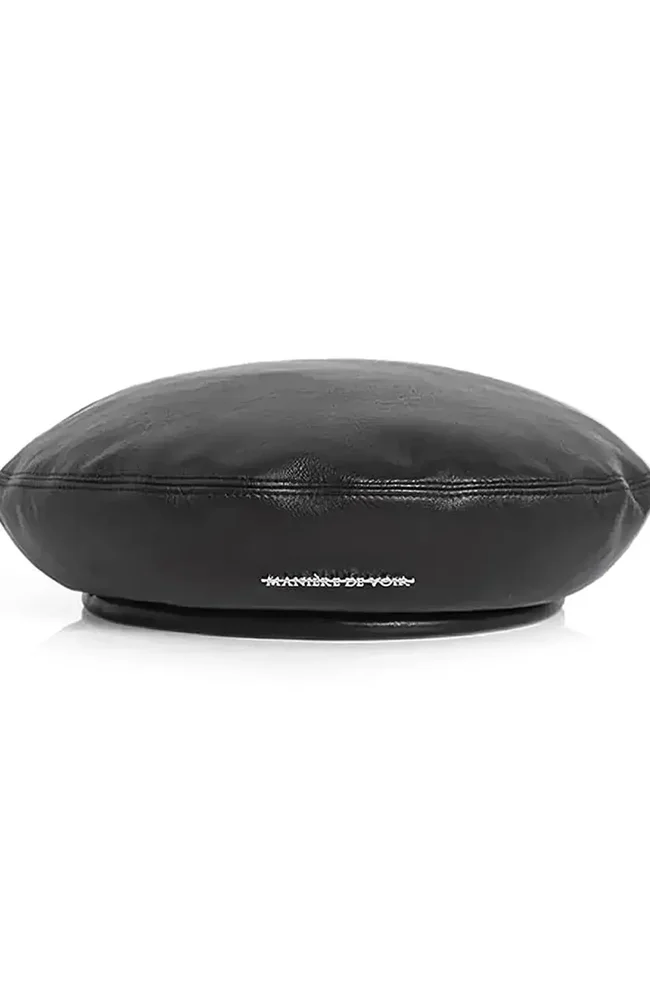 Anya Leather Beret