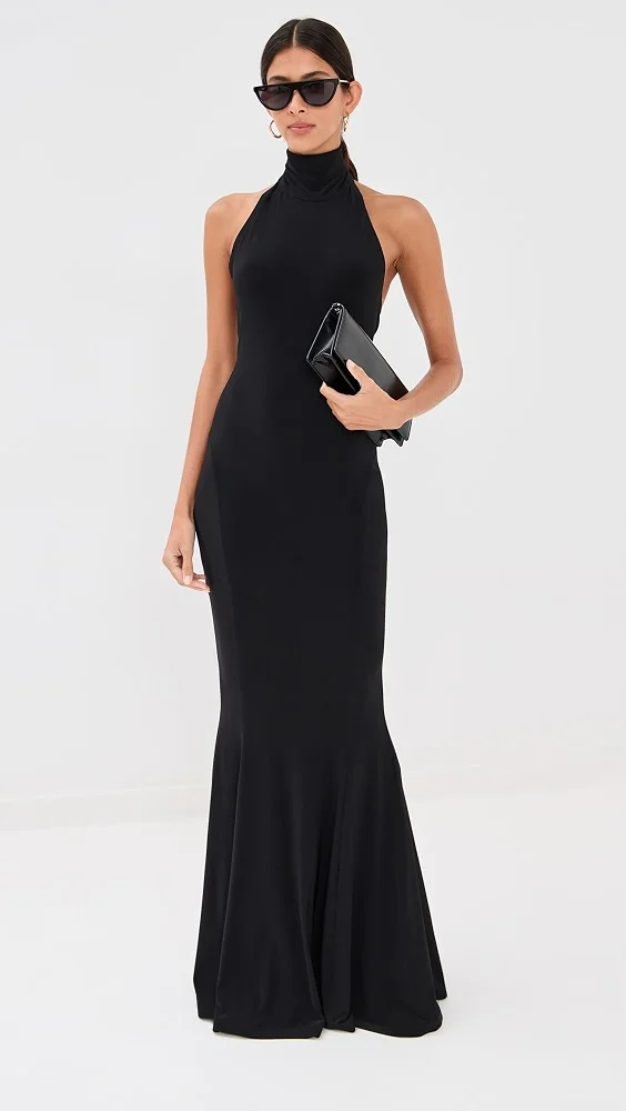 Halter Fishtail Gown
