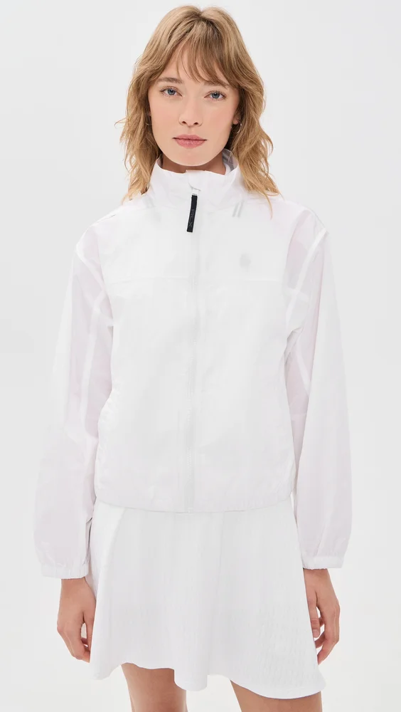 Mock Neck Windbreaker