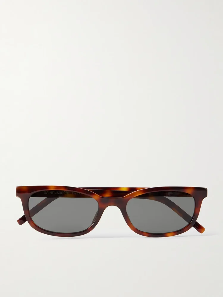 Cat-eye tortoiseshell acetate sunglasses