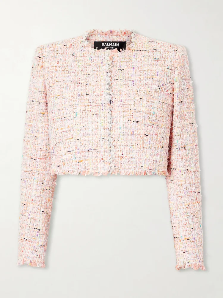 Tweed cropped jacket
