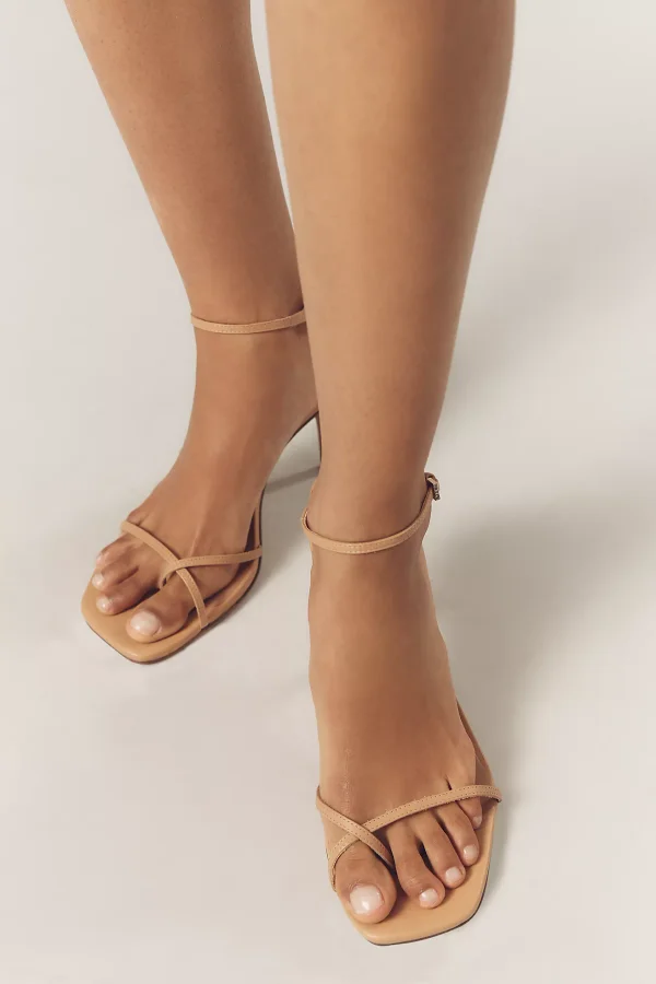 Reformation Gigi Strappy Mid Heeled Sandals