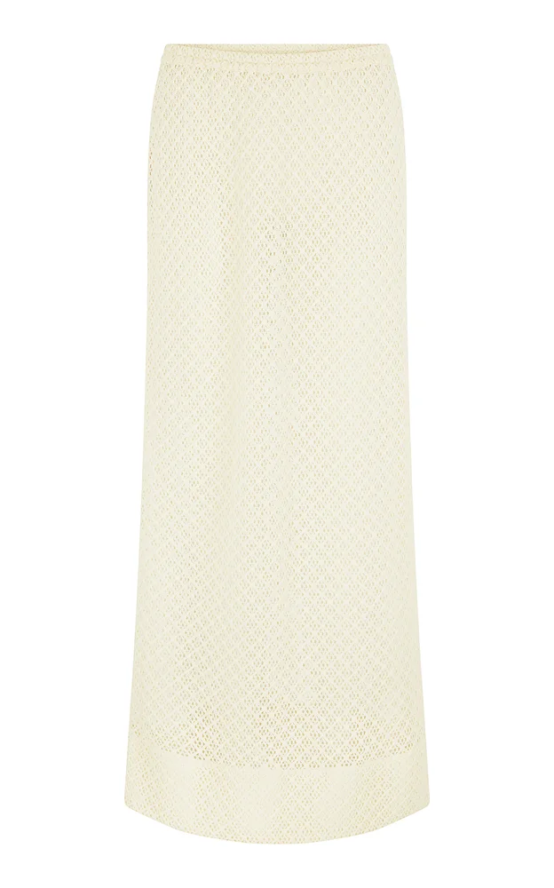 Exclusive Canal Lace Maxi Skirt