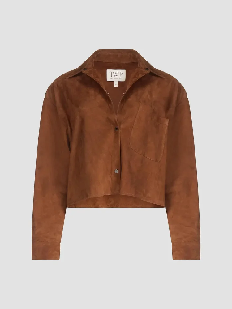 Little Big Joe Drop Shoulder Suede Jacket
