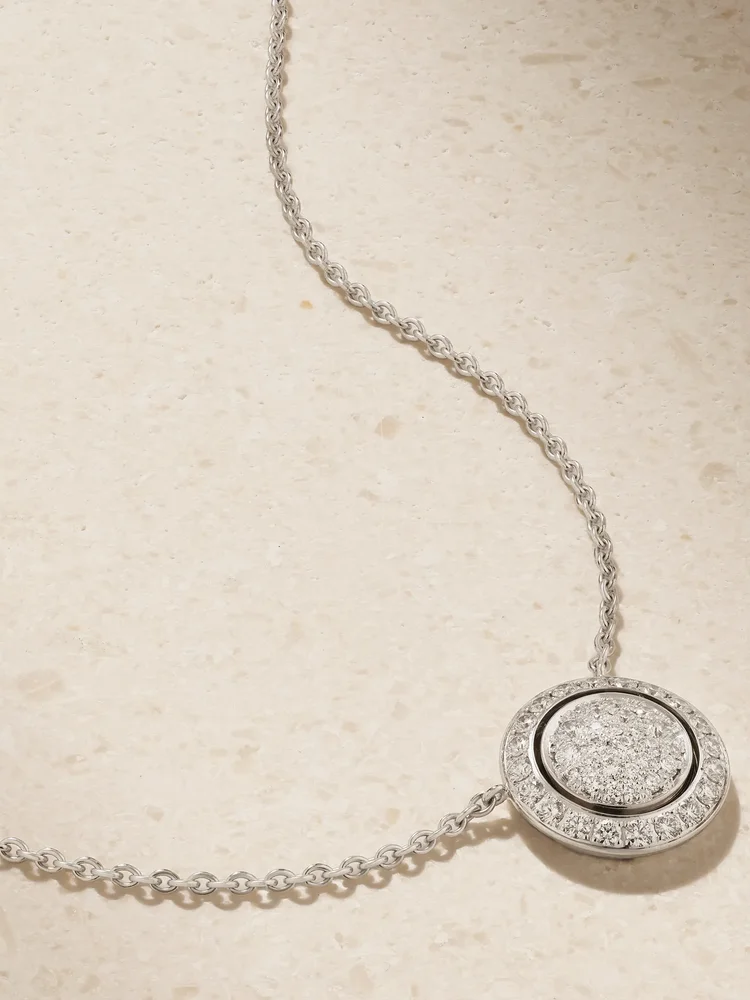 Possession 18-karat white gold diamond necklace