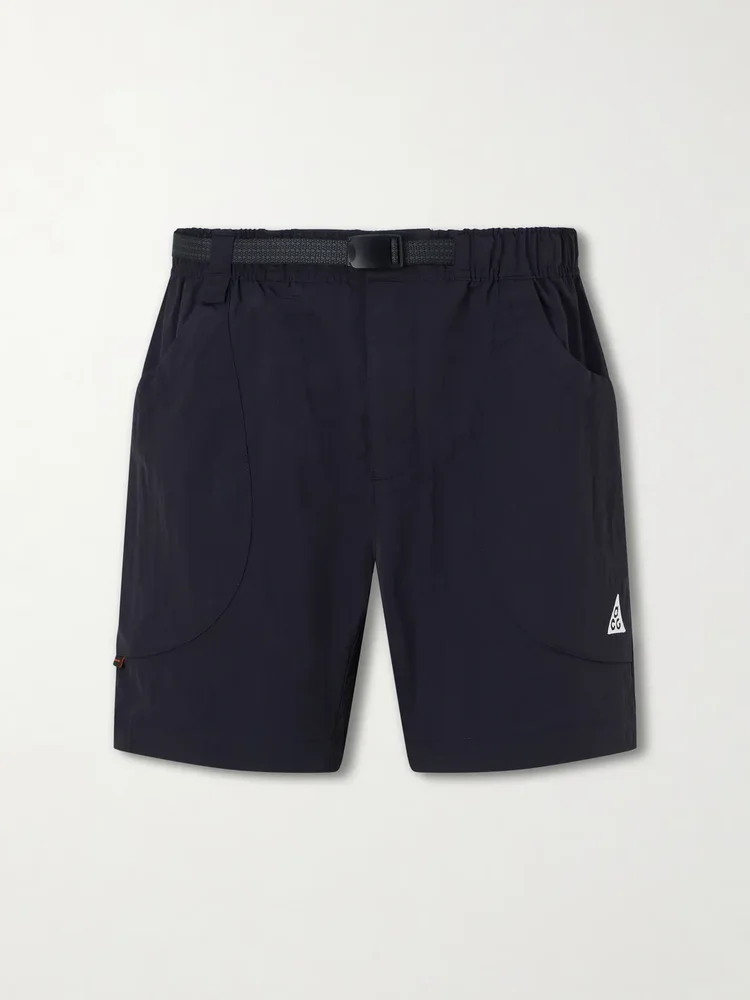 ACG Dolomiti Straight-Leg Logo-Appliquéd Shell Shorts