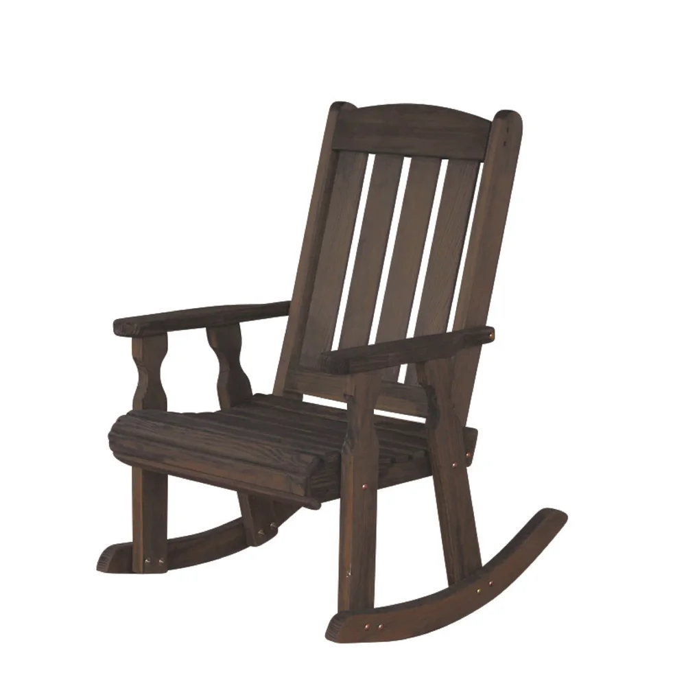 Heavy Duty 600 Lb Mission Treated Rocking Chair