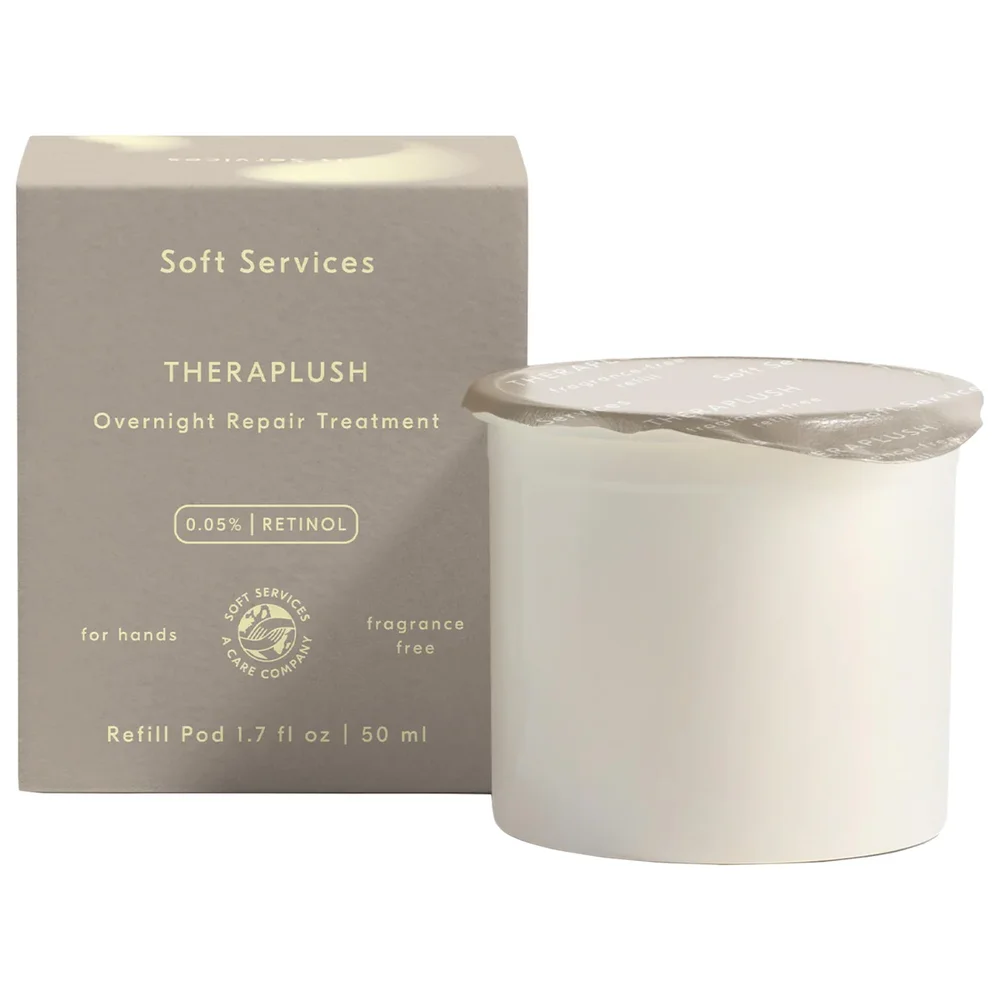 Theraplush Refillable Overnight Retinol Hand Repair Cream (Fragrance-Free)
