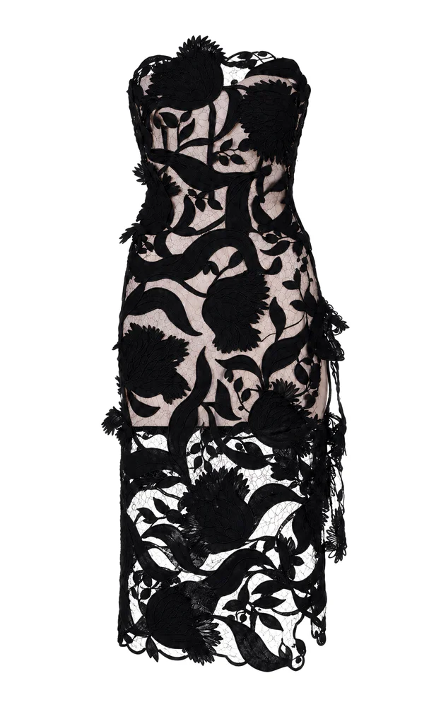 Floral Corset Lace Mini Dress