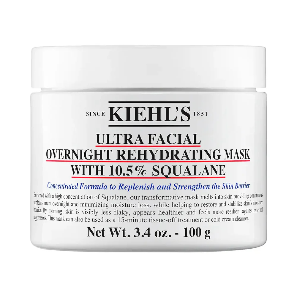 Ultra Facial Overnight Cream Hydrating Mask with 10.5% Squalane
