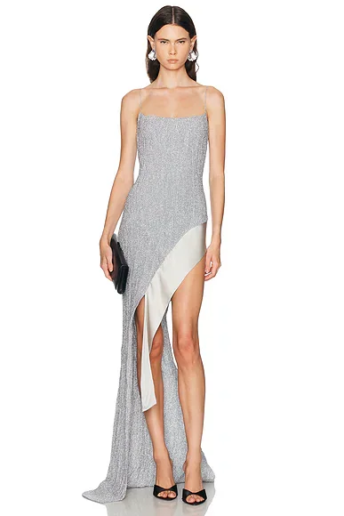 Mila Lurex Gown
