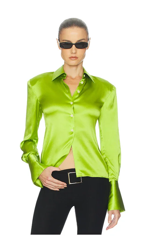 The Silk Charmeuse Shirt