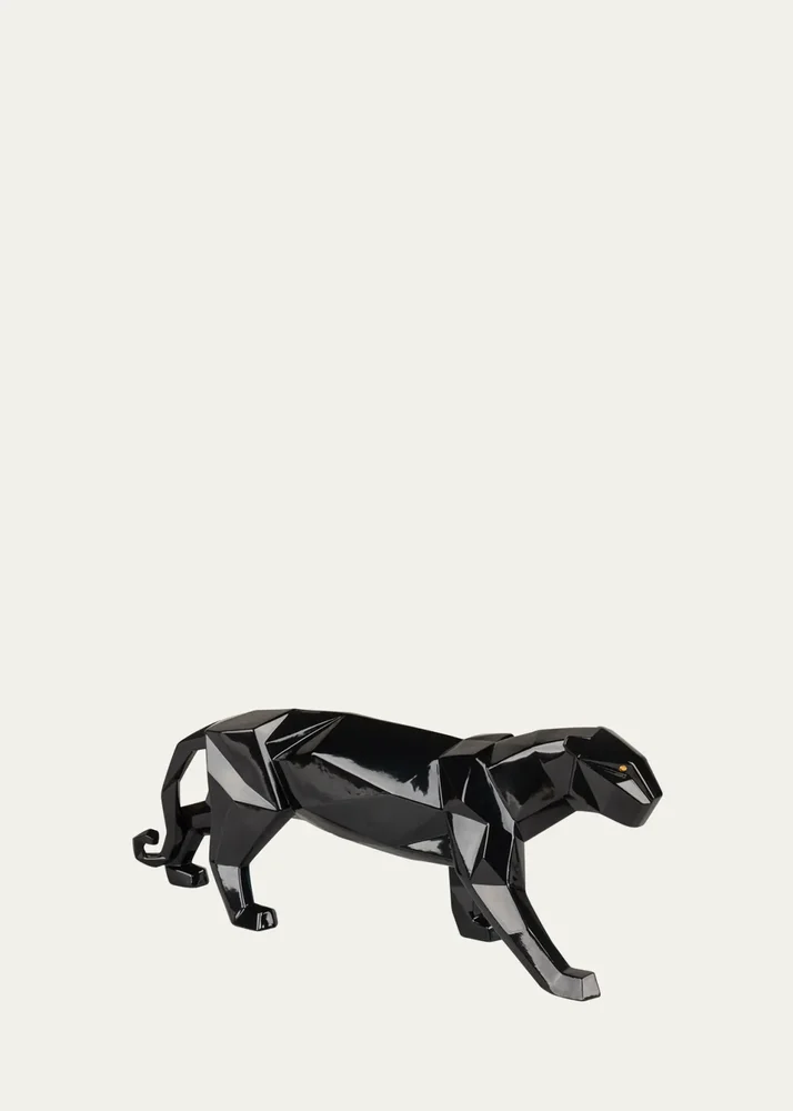 Origami Black Panther Sculpture