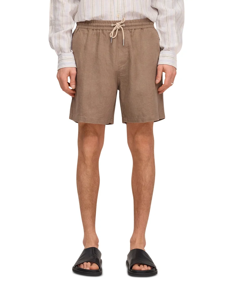 Gregor 1454 Relaxed Fit Linen Shorts